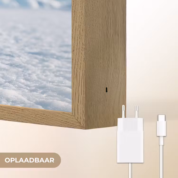 Lightbox - Wandlamp - Pinguïn - Sneeuw - Landschap - Wit — 7
