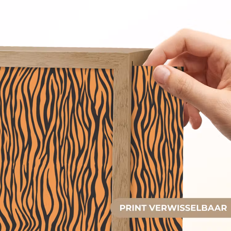 Lightbox - Wandlamp - Tijger - Oranje - Patroon - Strepen — 5