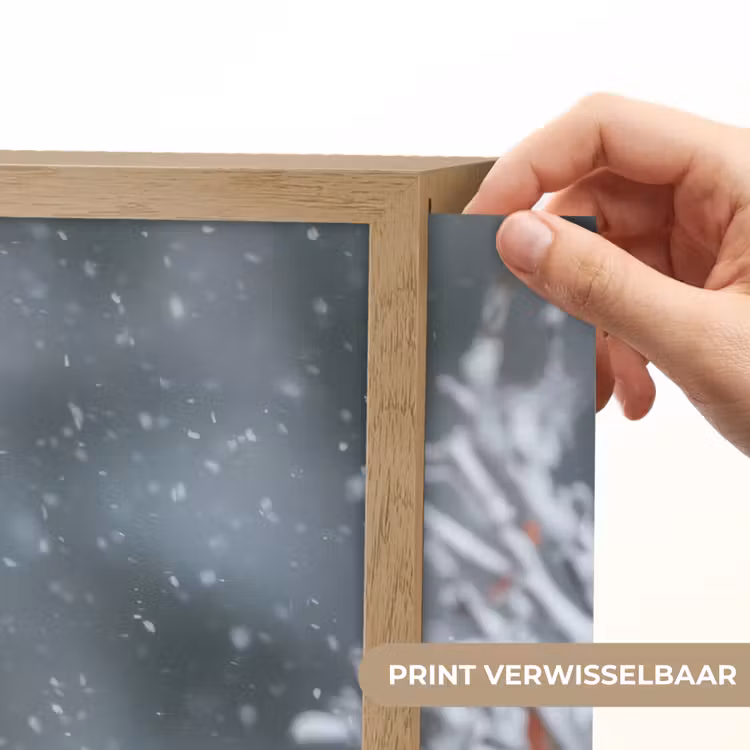 Lightbox - Wandlamp - Wolf - Pup - Sneeuw — 5