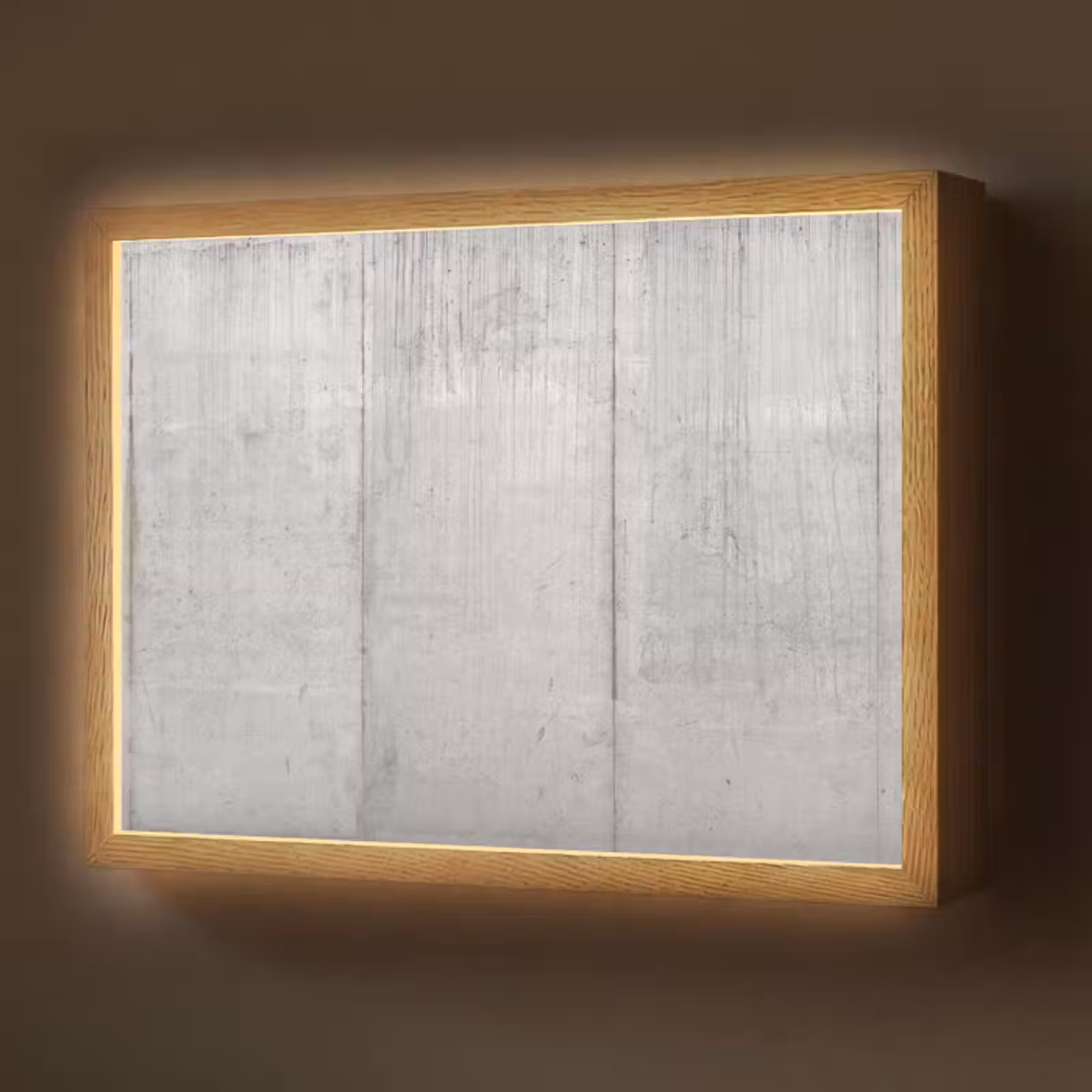 Lightbox - Wandlamp - Grijs - Betonlook - Industrieel — 1