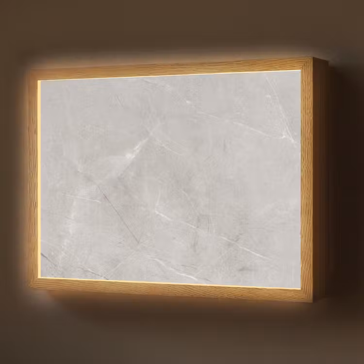 Lightbox - Wandlamp - Grijs - Beton - Industrieel — 1