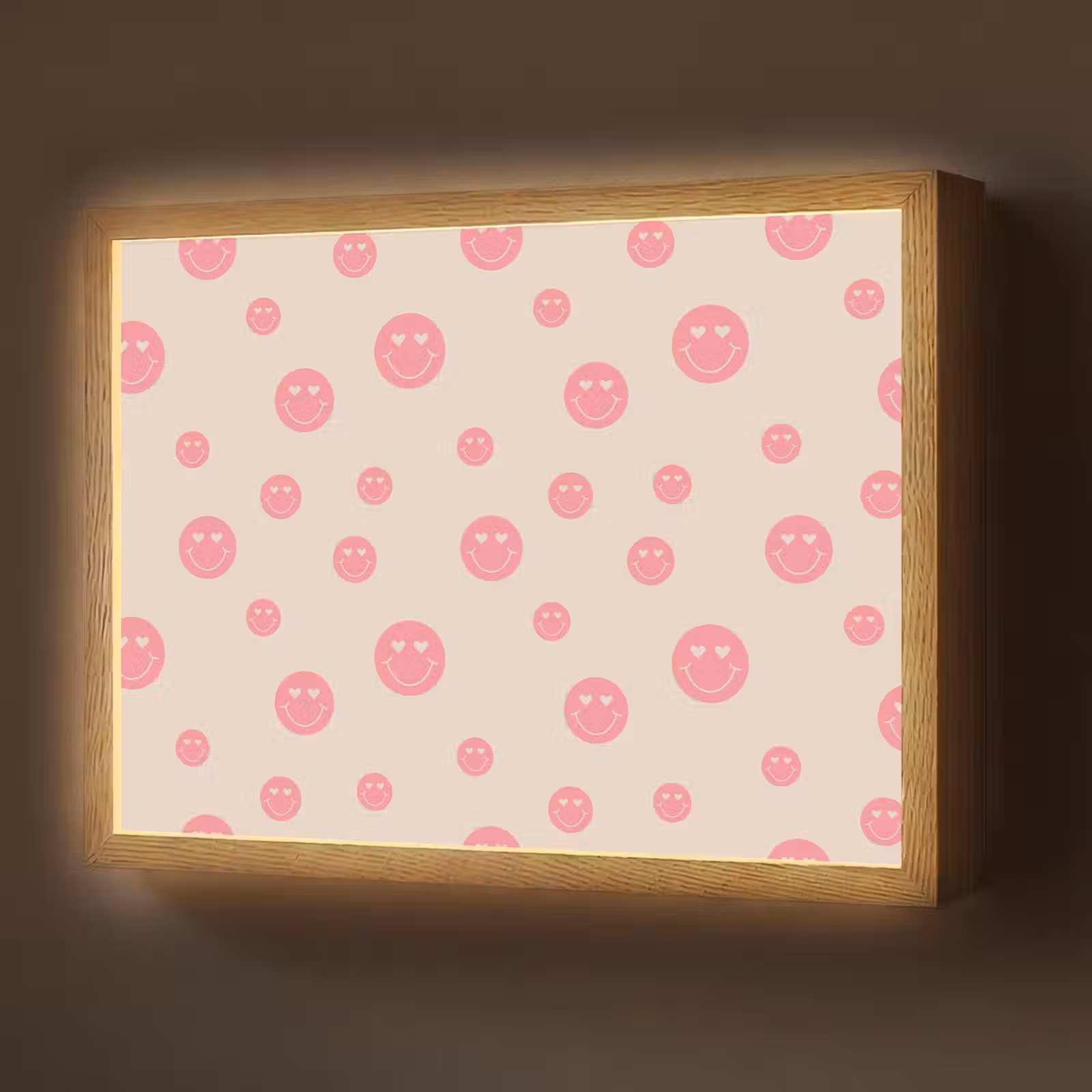 Lightbox - Wandlamp - Smiley - Hart - Ogen - Patroon — 1