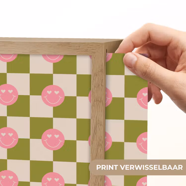 Lightbox - Wandlamp - Patroon - Smileys - Blokken — 5