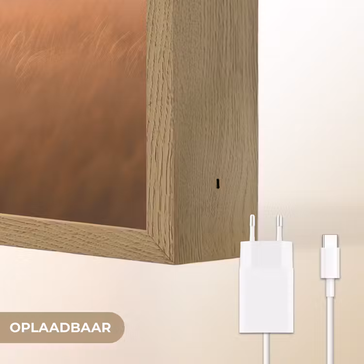 Lightbox - Wandlamp - Paard - Grasveld - Zonsondergang — 7