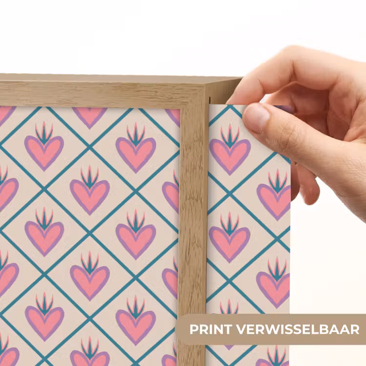 Lightbox - Wandlamp - Retro - Ruit - Hartjes - Patroon — 5