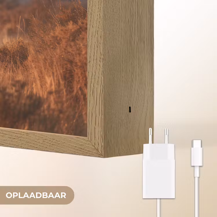 Lightbox - Wandlamp - Giraffen - Hoog gras - Acaciabomen — 7