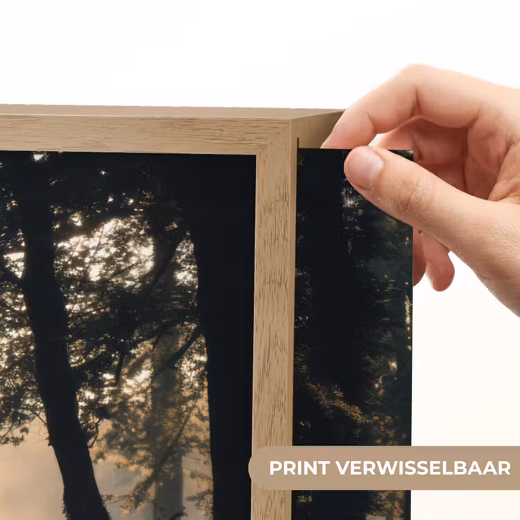 Lightbox - Wandlamp - Hert - Bosbeek - Mystiek — 5