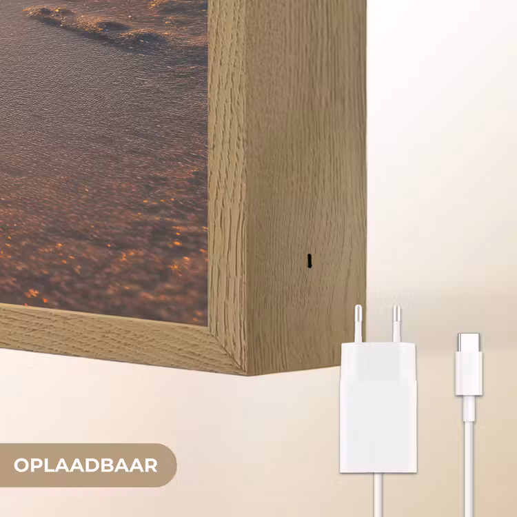 Lightbox - Wandlamp - Schildpad - strand - Zonsondergang — 7