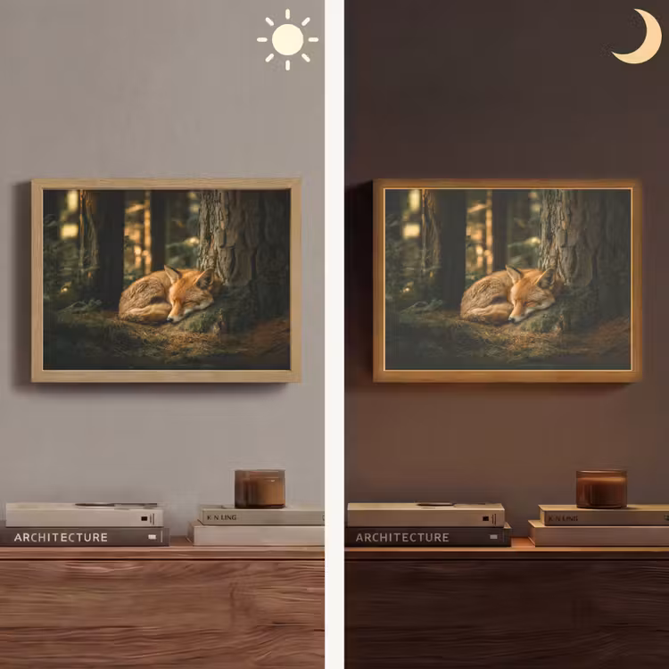 Lightbox - Wandlamp - Vos - Bos - Slapen — 6