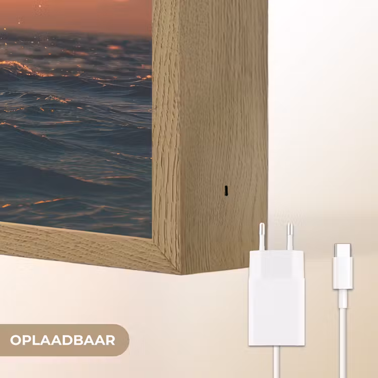 Lightbox - Wandlamp - Walvis staart - Water - Zonsondergang — 7