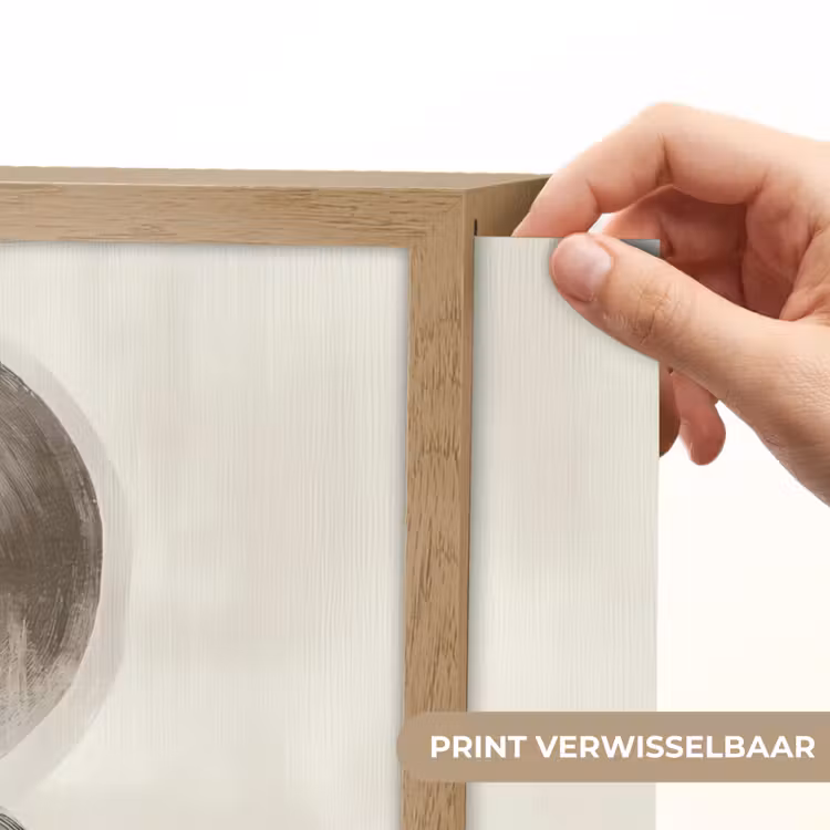 Lightbox - Wandlamp - Cirkels - Vorm - Beige - Abstract — 5