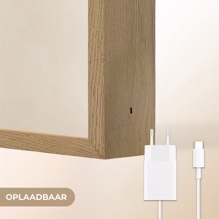 Lightbox - Wandlamp - Penseelstreek - Zwart - Minimalistisch — 7