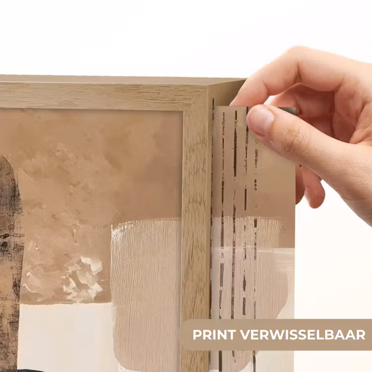 Lightbox - Wandlamp - Vlakken - Abstract - Zwart - Strepen — 5