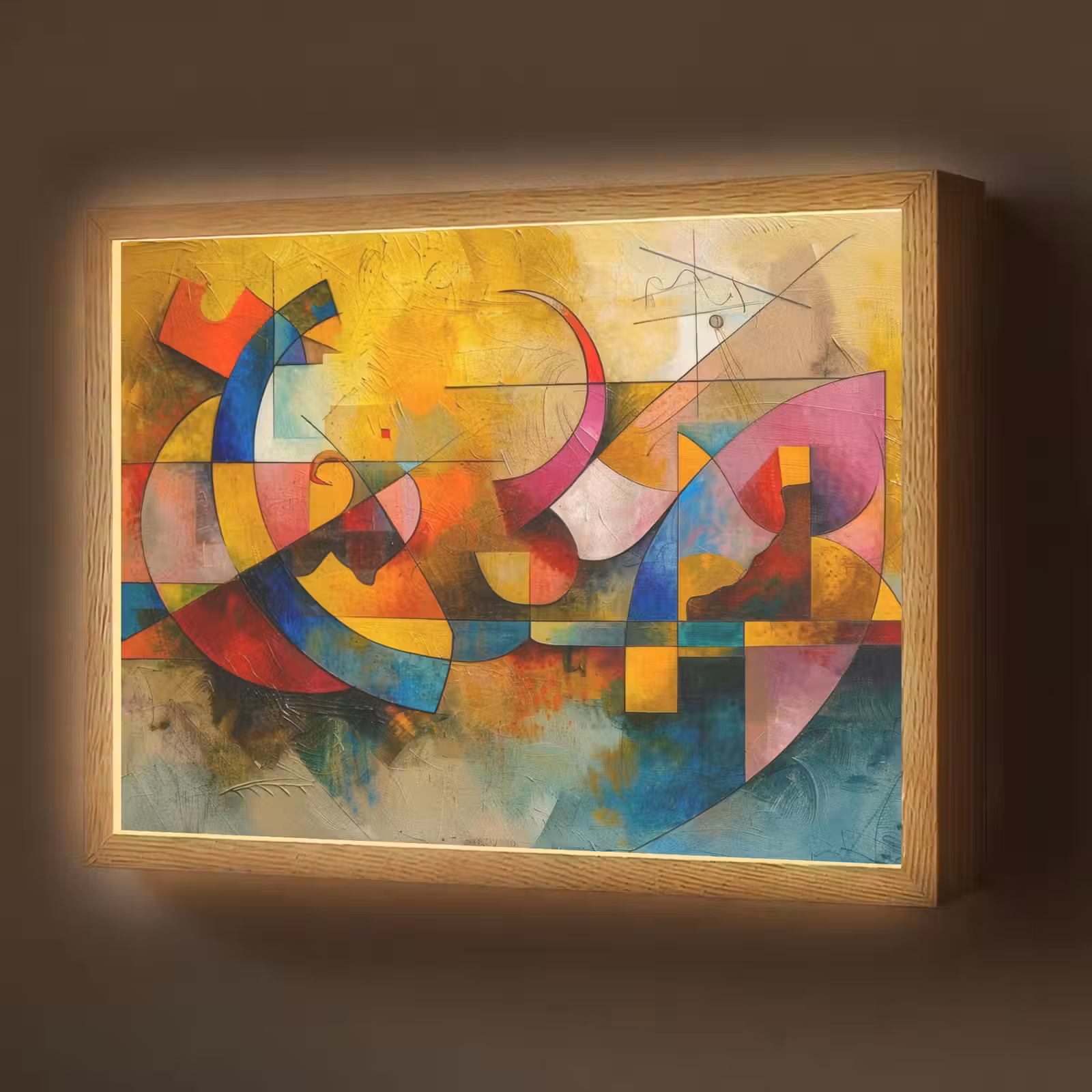 Lightbox - Wandlamp - Kunst - Abstract - Aesthetic - Kleurrijk - Art — 1