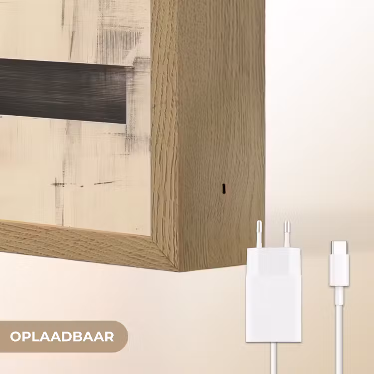 Lightbox - Wandlamp - Cirkels - Balken - Zwart - Abstract — 7
