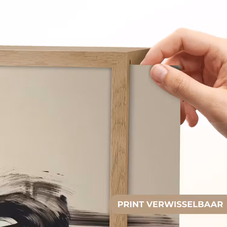 Lightbox - Wandlamp - Golven - Penseelstreken - Beige - Minimalistisch — 5
