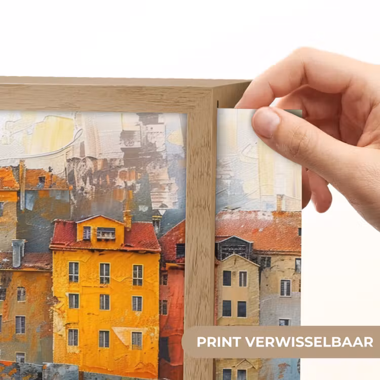 Lightbox - Wandlamp - Gracht - Huizen - Kunst - Art — 5