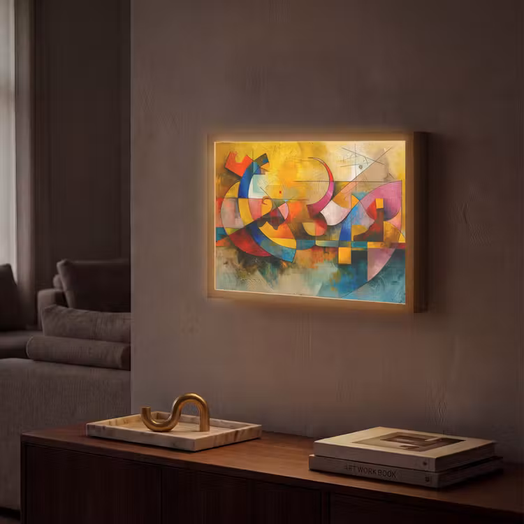 Lightbox - Wandlamp - Kunst - Abstract - Aesthetic - Kleurrijk - Art — 2
