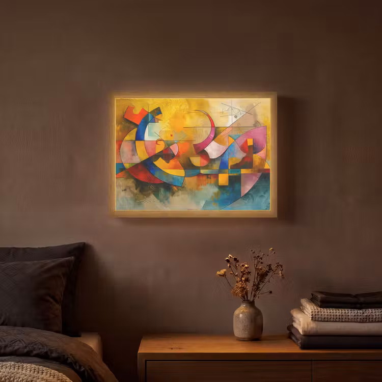 Lightbox - Wandlamp - Kunst - Abstract - Aesthetic - Kleurrijk - Art — 3
