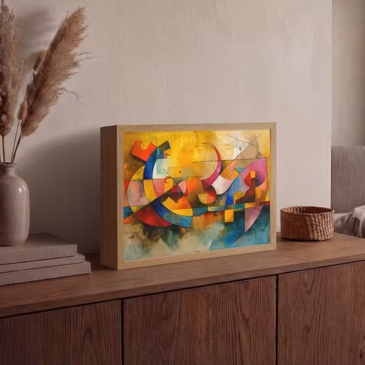 Lightbox - Wandlamp - Kunst - Abstract - Aesthetic - Kleurrijk - Art — 4