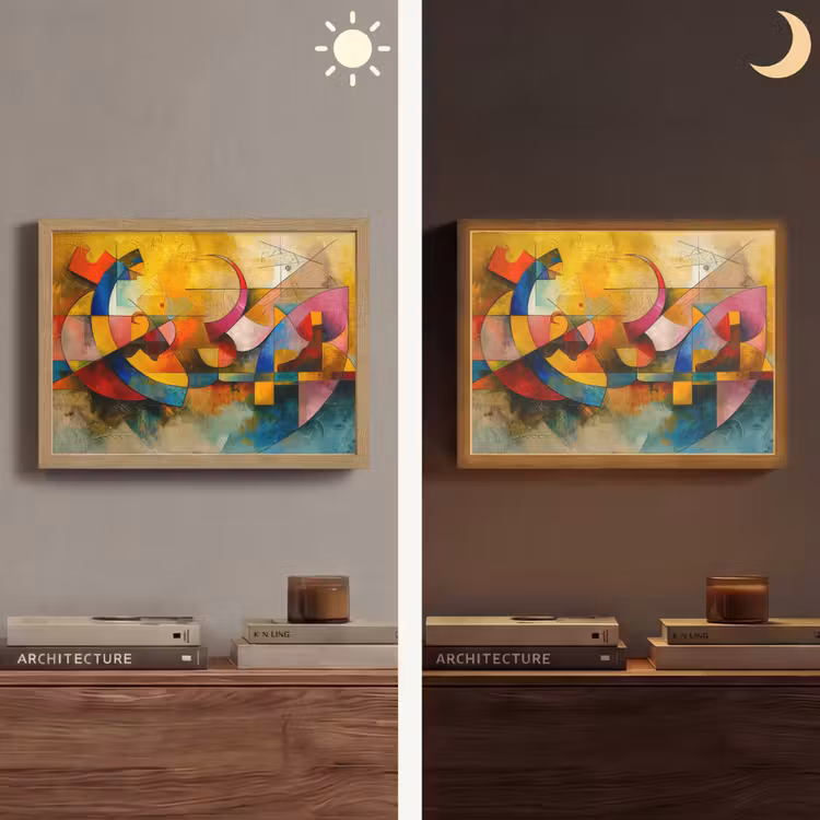 Lightbox - Wandlamp - Kunst - Abstract - Aesthetic - Kleurrijk - Art — 6