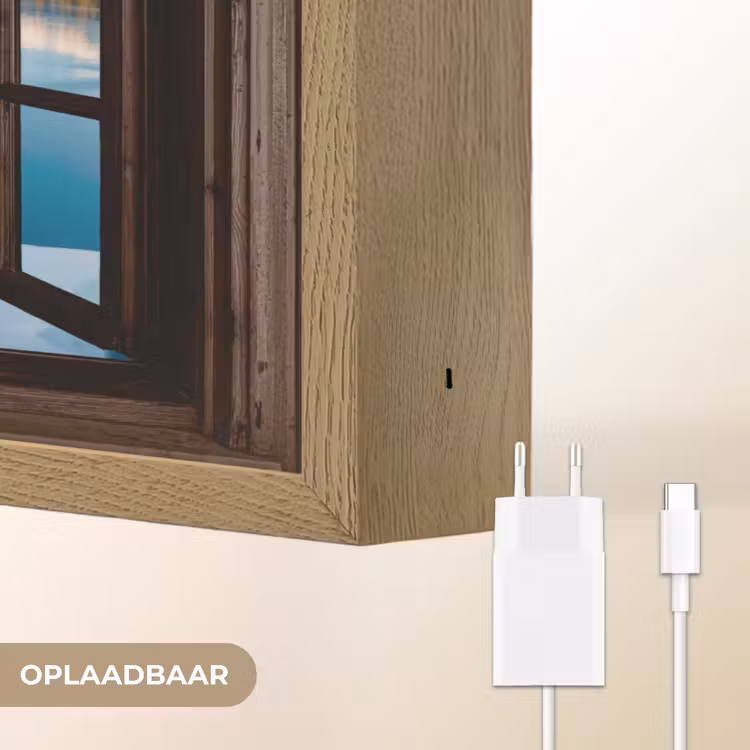 Lightbox - Wandlamp - Doorkijk - Winterlandschap - Meer - Bergen - Uitzicht — 7