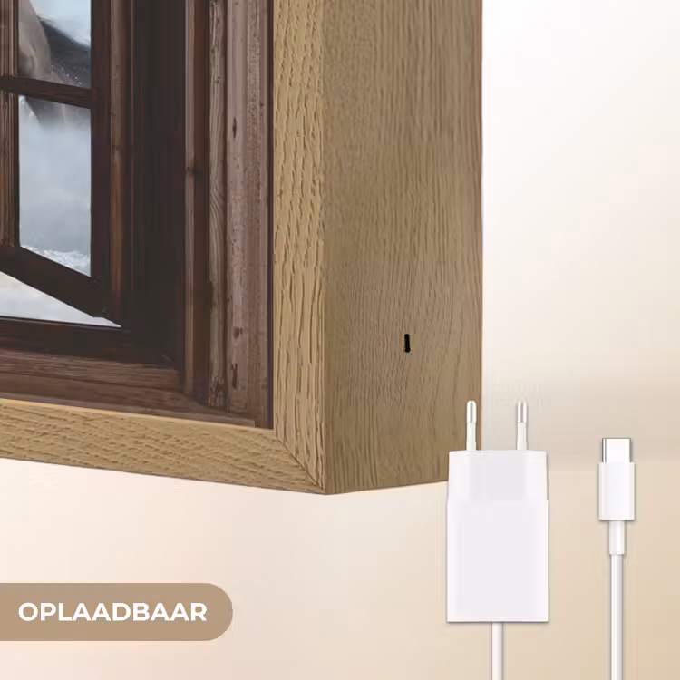 Lightbox - Wandlamp - Paarden - Winter - Dieren - Natuur - Doorkijk — 7