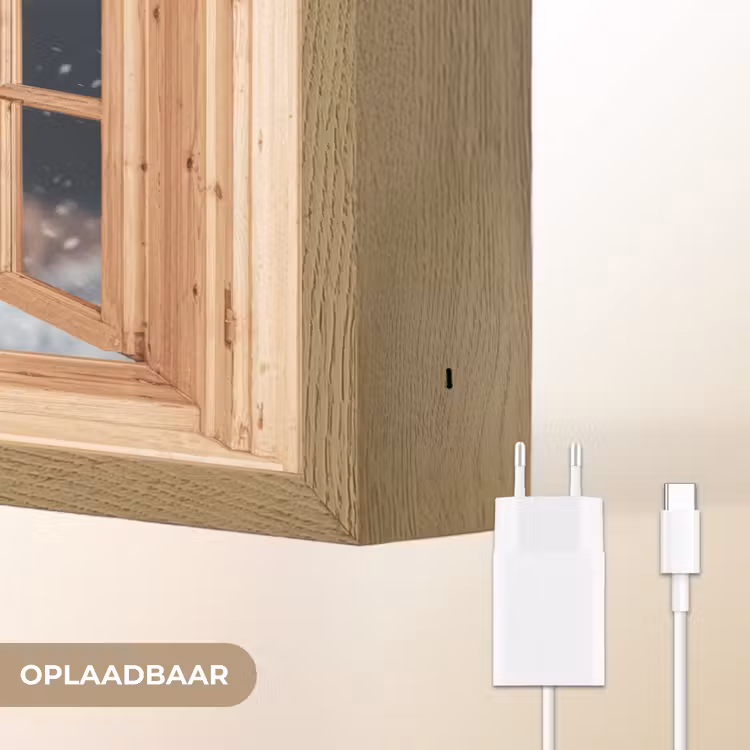 Lightbox - Wandlamp - Doorkijk - Hert - Dieren - Winterlandschap - Sneeuw — 7