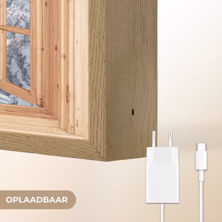 Lightbox - Wandlamp - Doorkijk - Winterlandschap - Natuur - Berg - Bomen - Hout — 7