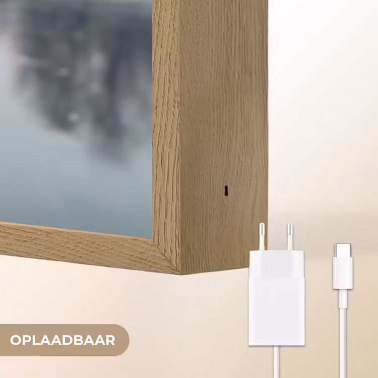 Lightbox - Wandlamp - Riet - Gras - Natuur - Winter - Meer — 7
