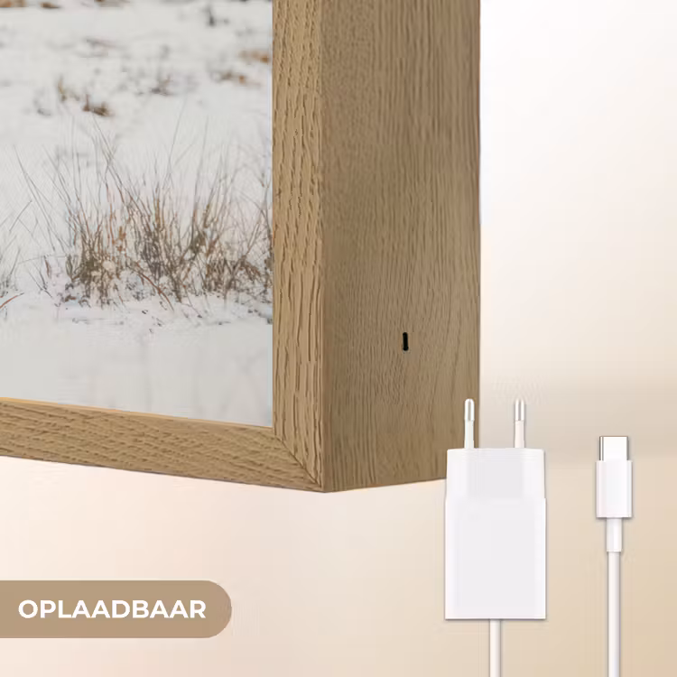 Lightbox - Wandlamp - Schotse Hooglander - Landschap - Sneeuw - Bergen - Winter — 7