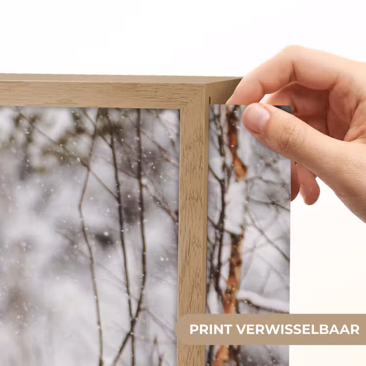 Lightbox - Wandlamp - Wolf - Winter - Sneeuw - Natuur - Dieren — 5