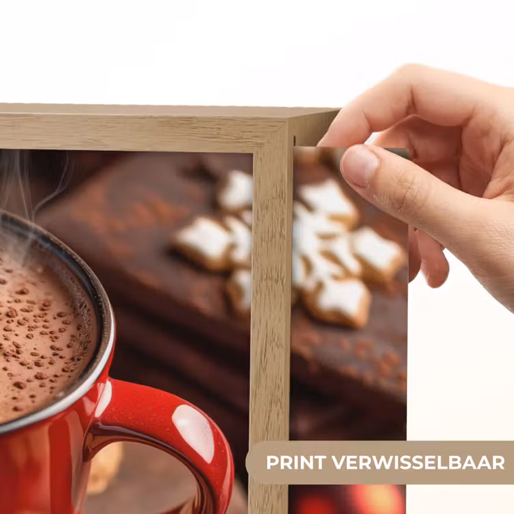 Lightbox - Wandlamp - Chocolademelk - Mok - Winter - Kerst - Gezelligheid — 5