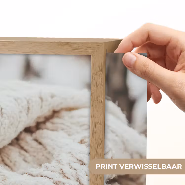 Lightbox - Wandlamp - Deken - Wit - Boomstronk - Winter - Sneeuw — 5