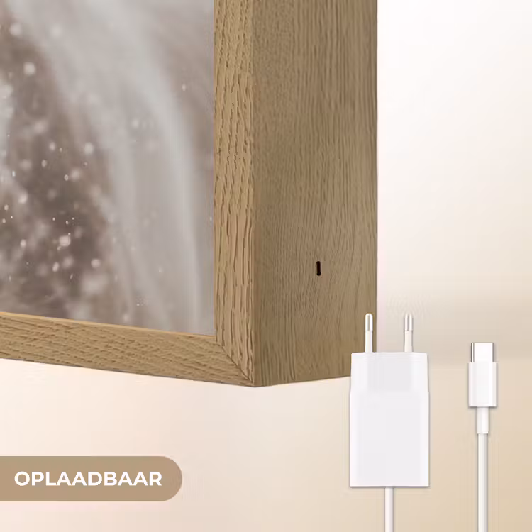 Lightbox - Wandlamp - Paard - Wit - Winter - Natuur - Sneeuw - Dieren — 7