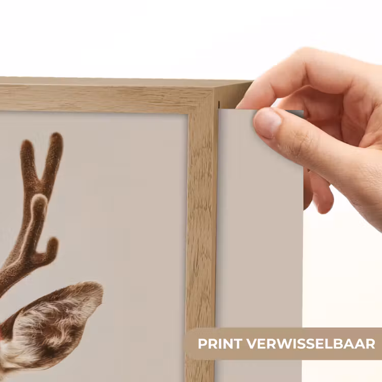 Lightbox - Wandlamp - Hert - Kerst - Muts - Dieren - Winter - Grappig — 5