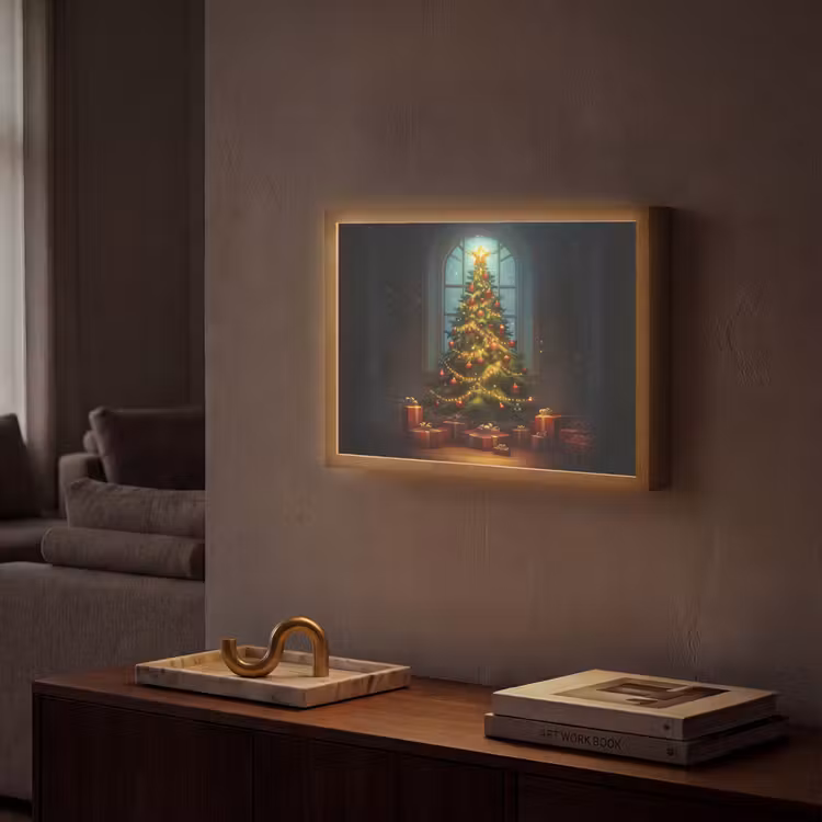 Lightbox - Wandlamp - Kerstboom - Cadeau - Kerst - Winter — 2
