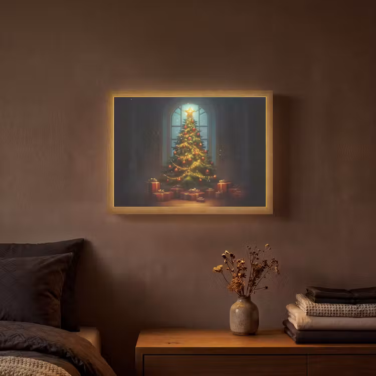 Lightbox - Wandlamp - Kerstboom - Cadeau - Kerst - Winter — 3