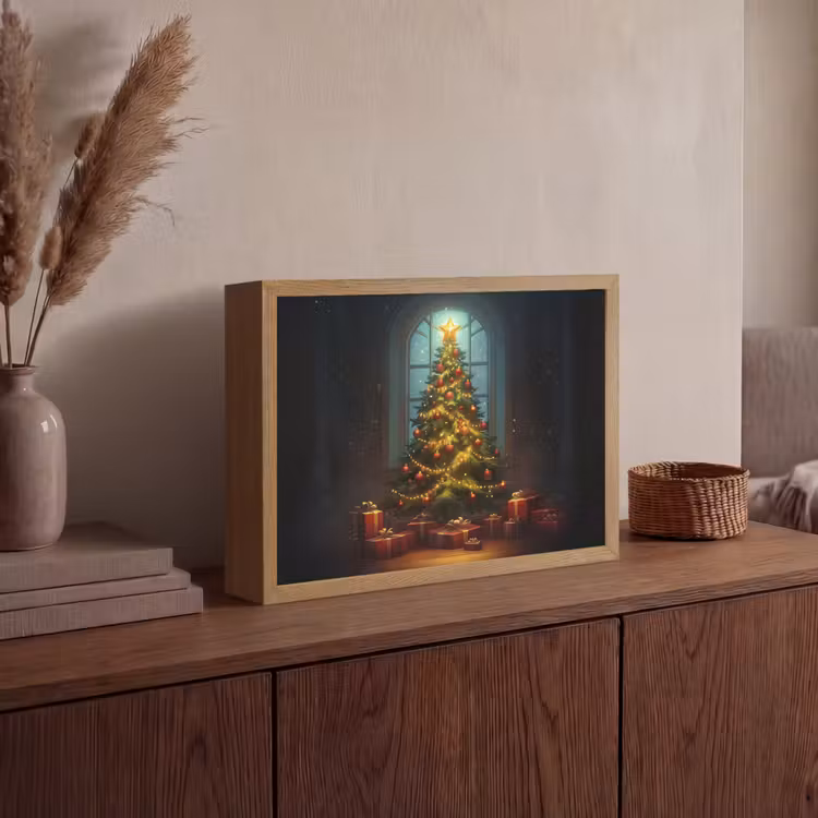 Lightbox - Wandlamp - Kerstboom - Cadeau - Kerst - Winter — 4