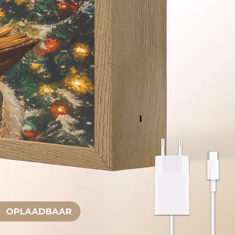 Lightbox - Wandlamp - Kerstman - Kerst - Winter - Kerstboom — 7