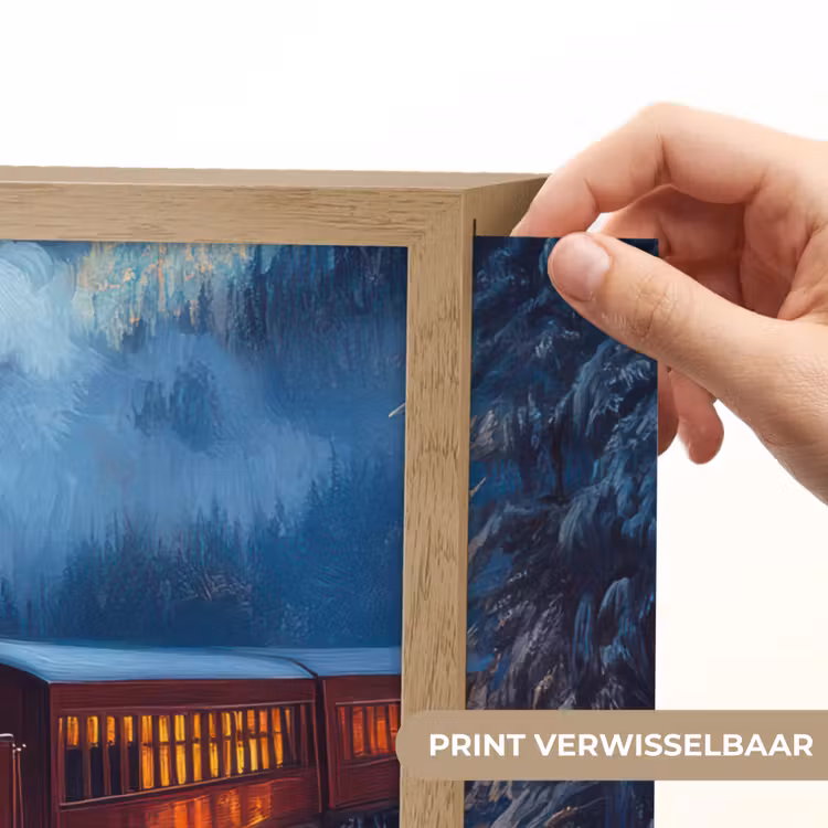 Lightbox - Wandlamp - Trein - Kerst - Sneeuw - Kersttrein — 5