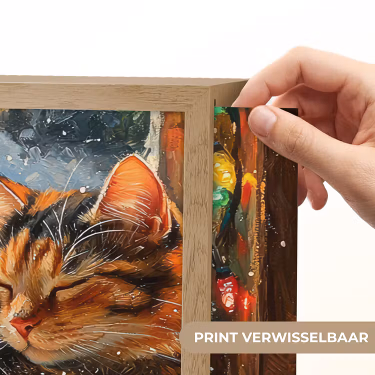 Lightbox - Wandlamp - Kat - Kerst - Winter - Dier — 5