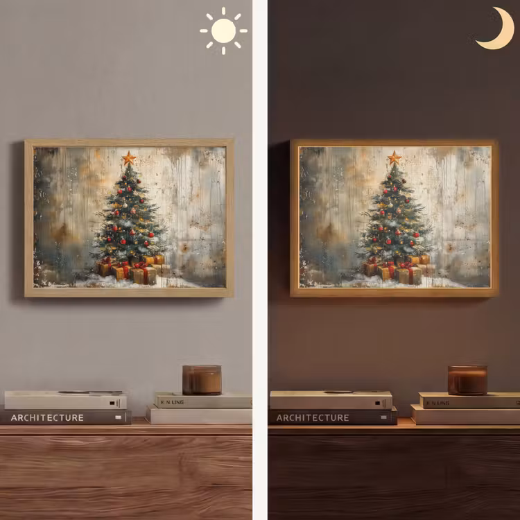 Lightbox - Wandlamp - Kerstboom - Vintage - Kerst - Cadeau — 6