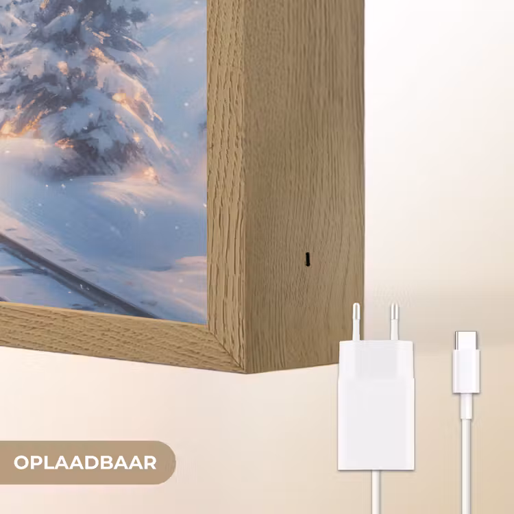Lightbox - Wandlamp - Kersttrein - Sneeuw - Winter - Kerst — 7