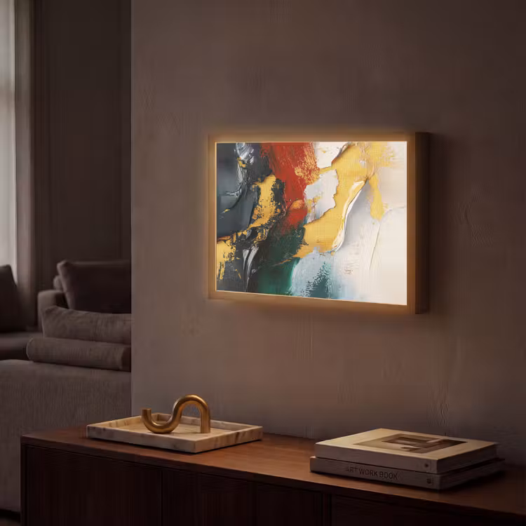 Lightbox - Wandlamp - Modern - Kerst - Abstract - Goud — 2