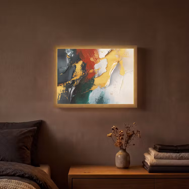 Lightbox - Wandlamp - Modern - Kerst - Abstract - Goud — 3