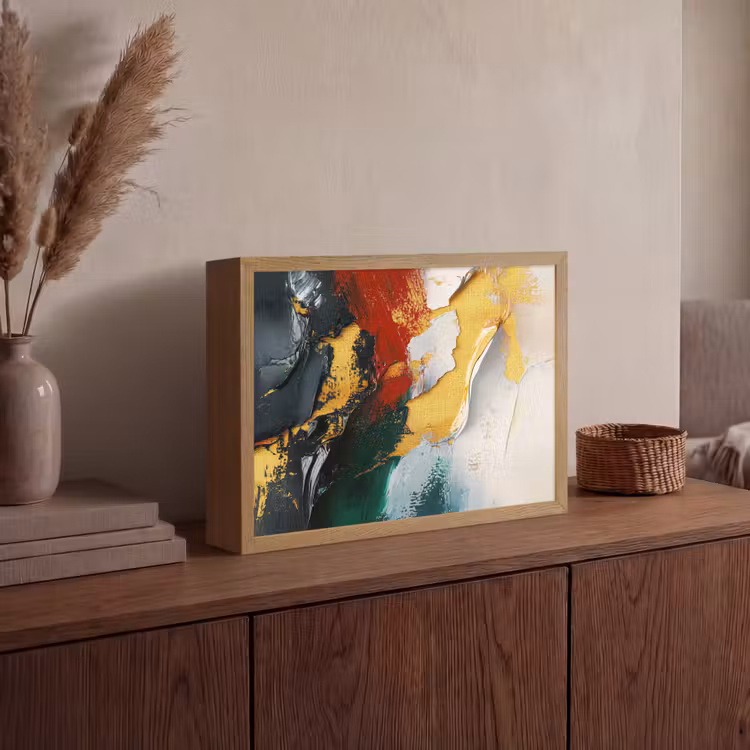 Lightbox - Wandlamp - Modern - Kerst - Abstract - Goud — 4