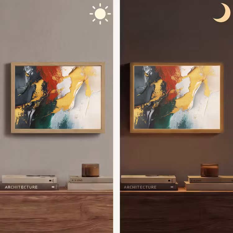 Lightbox - Wandlamp - Modern - Kerst - Abstract - Goud — 6