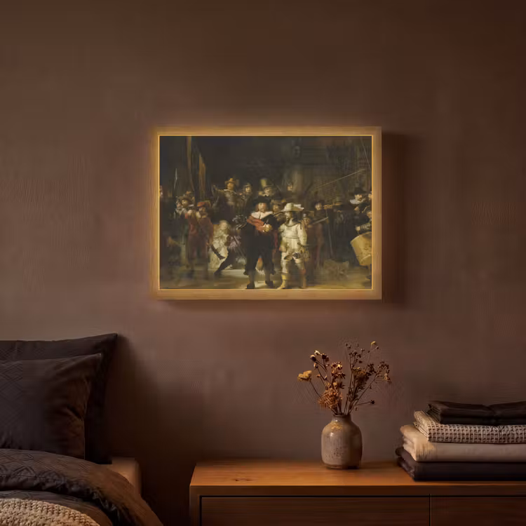 Lightbox - Wandlamp - De Nachtwacht - Kunst - Oude meesters - Rembrandt — 3