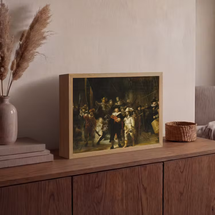 Lightbox - Wandlamp - De Nachtwacht - Kunst - Oude meesters - Rembrandt — 4